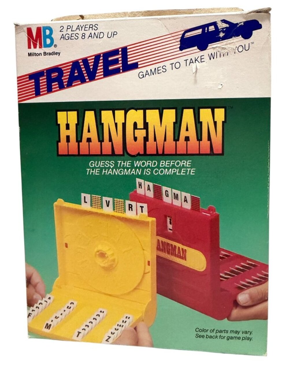 Travel Hangman Game By Milton Bradley 1987